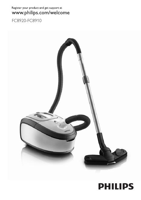 飞利浦 FC8920-FC8910 吸尘器 用户手册