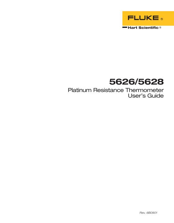 FLUKE 5626/5628 用户手册