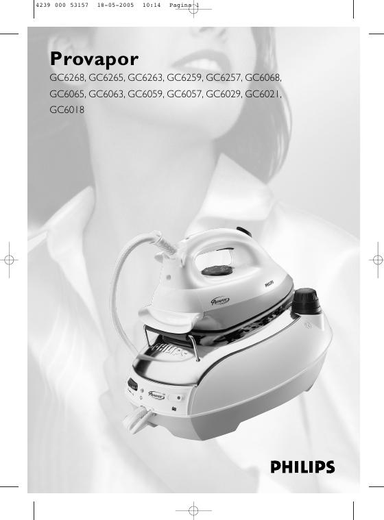 PHILIPS Provapor GC6268 用户手册