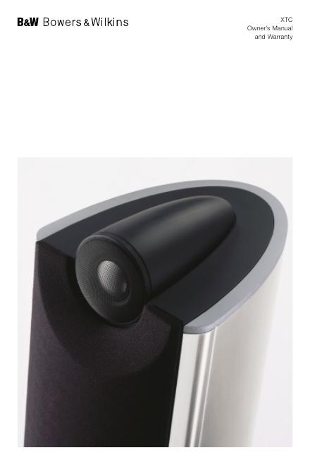 Boers Wilkins XTC音响 使用手册