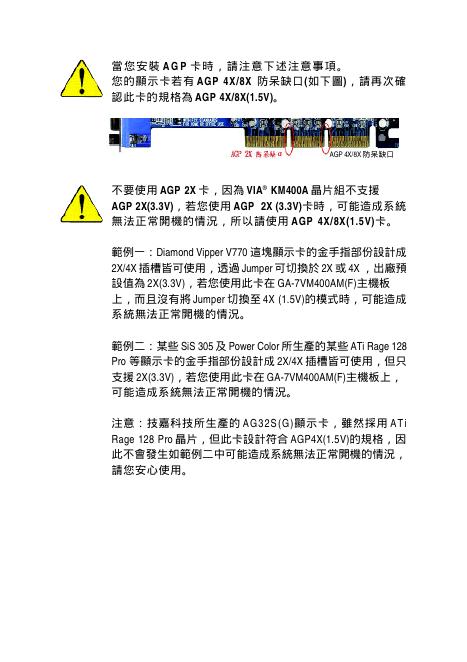 7VM400AM(F)AMD Socket A 处理器主机板 中文安装使用手册