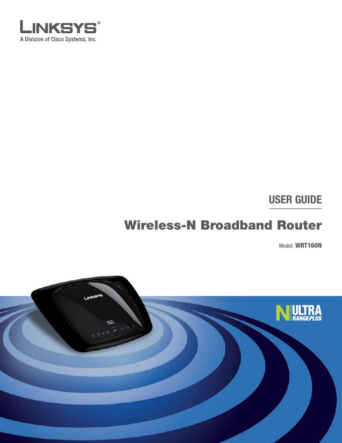 LINKSYS WRT160N路由器 用户手册
