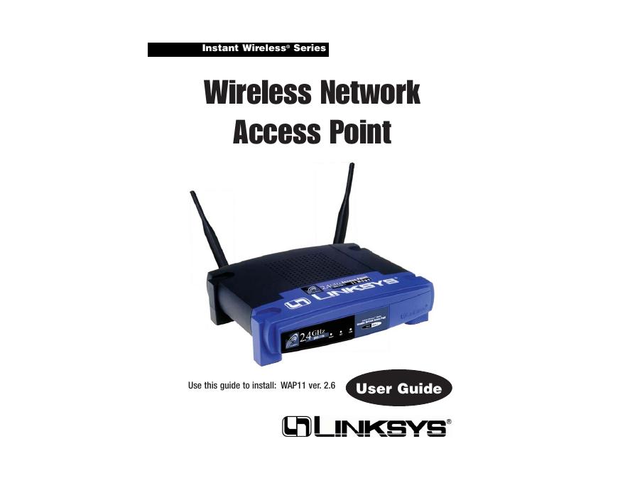 LINKSYS WAP11 用户手册