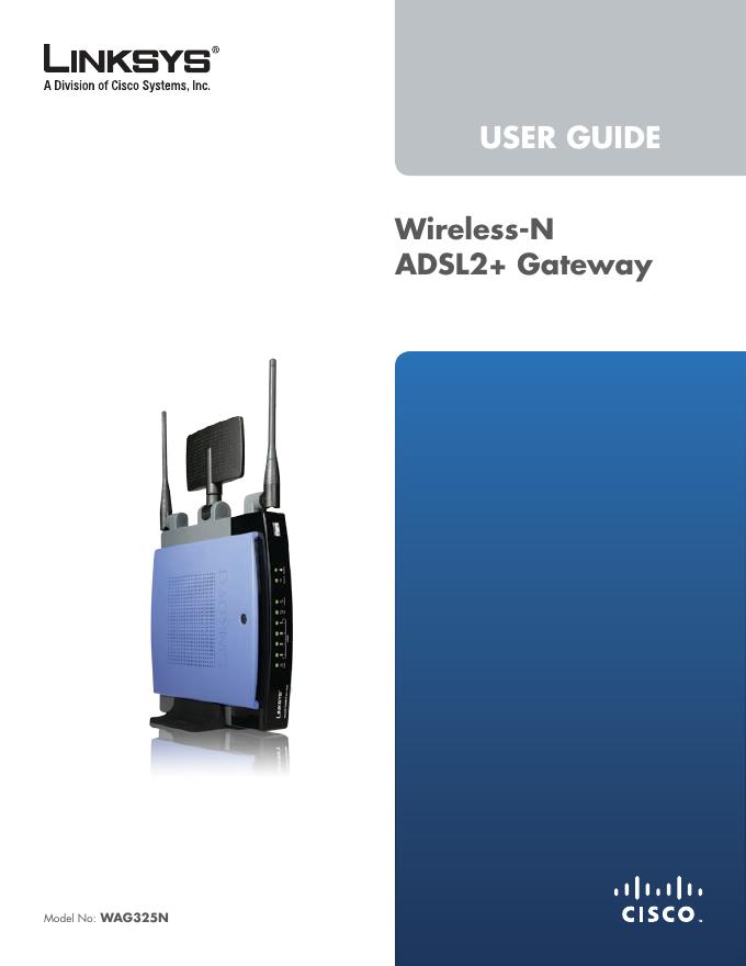 LINKSYS Wireless-N ADSL2+Gateway 用户手册