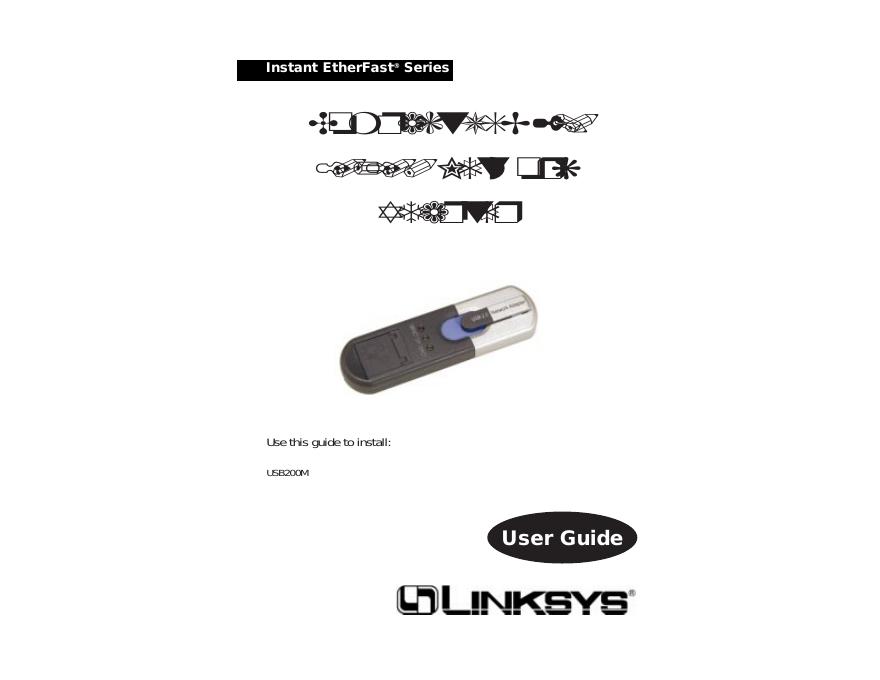 LINKSYS USB200M 用户手册