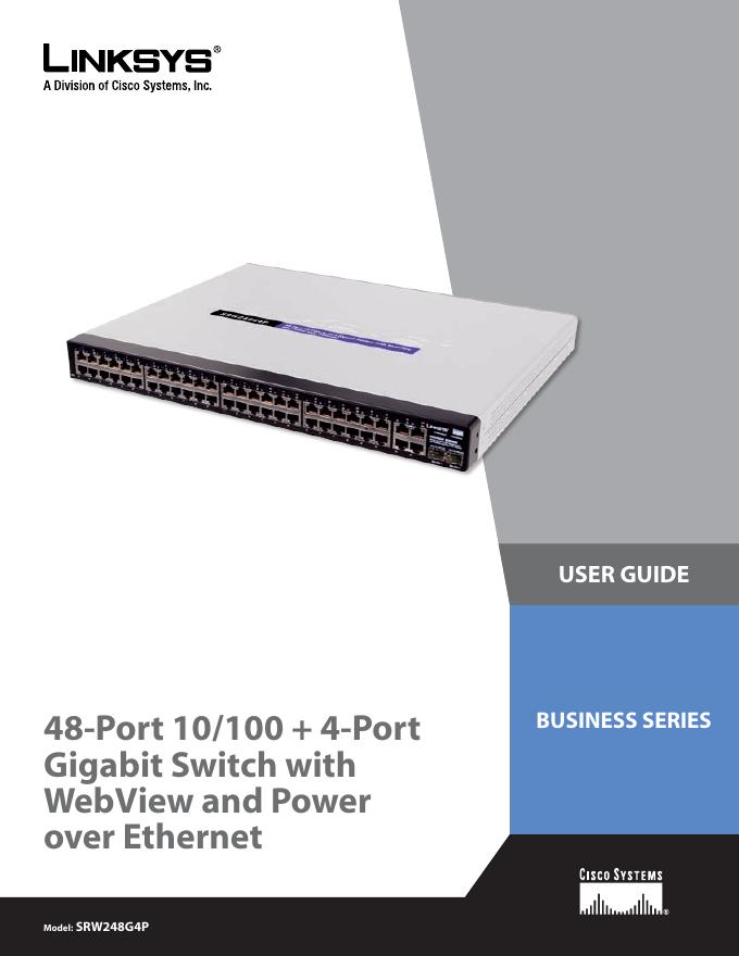 LINKSYS SRW248G4P 交换机 用户手册