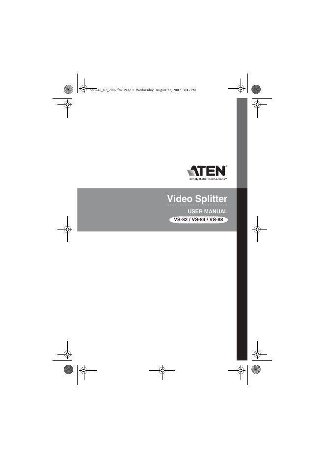 ATEN VS-82/84/88 用户手册(1)