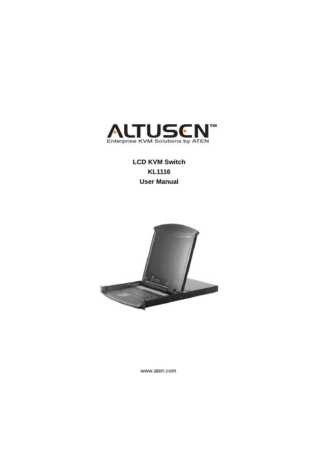 ALTUSHEN KL1116 用户手册
