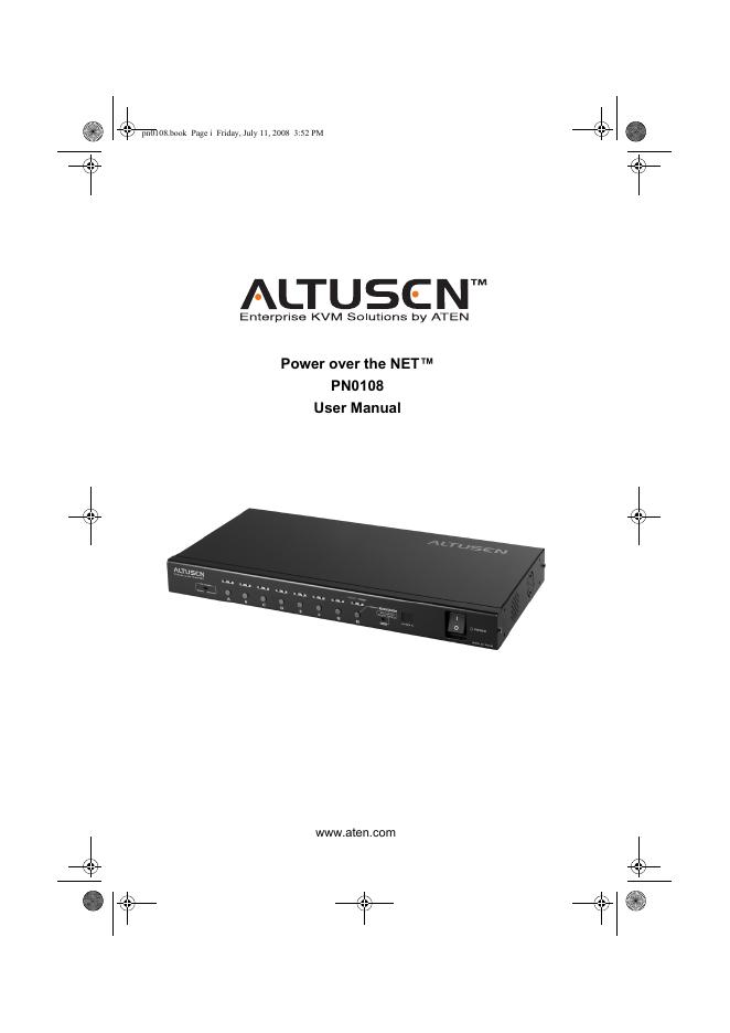 ALTUSEN PN0108 用户手册