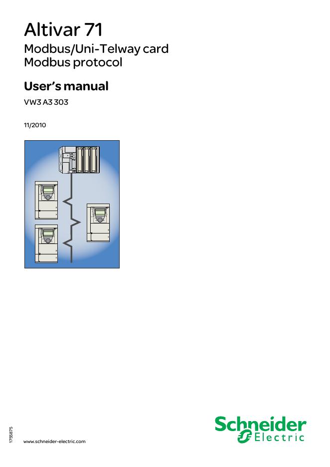 Schneider Altivar71 用户手册