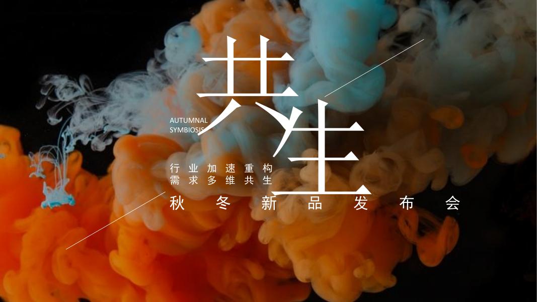 秋季高端潮流消费品走秀活动策划方案海报