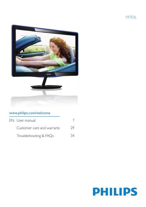 PHILIPS 197E3L 用户手册(1)