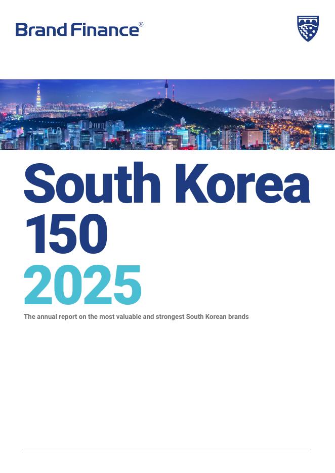 Brand Finance：2025年韩国最有价值和最强品牌150强年度报告（英文版）海报