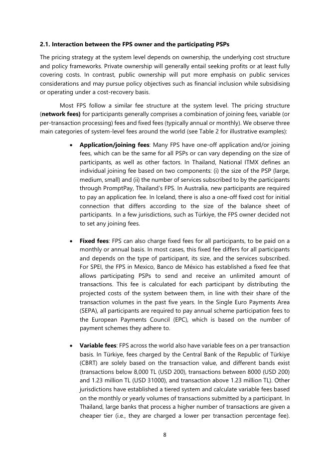 国际清算银行：快速支付的定价：实践和理论概述报告（英文版）_第10页