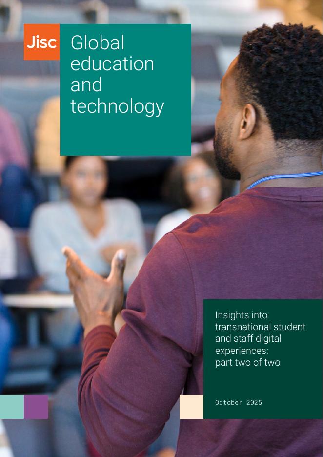 JISC：2025年全球教育与技术：对跨国学生和教职员工数字体验的见解报告（英文版）海报