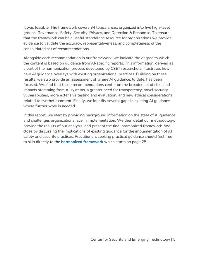 CSET：2025年协调人工智能指导：将自愿标准和最佳实践distill成一个统一的框架报告（英文版）_第6页