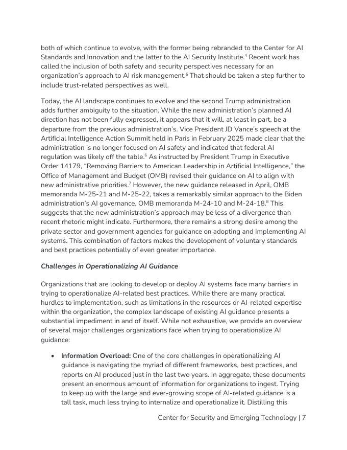CSET：2025年协调人工智能指导：将自愿标准和最佳实践distill成一个统一的框架报告（英文版）_第8页