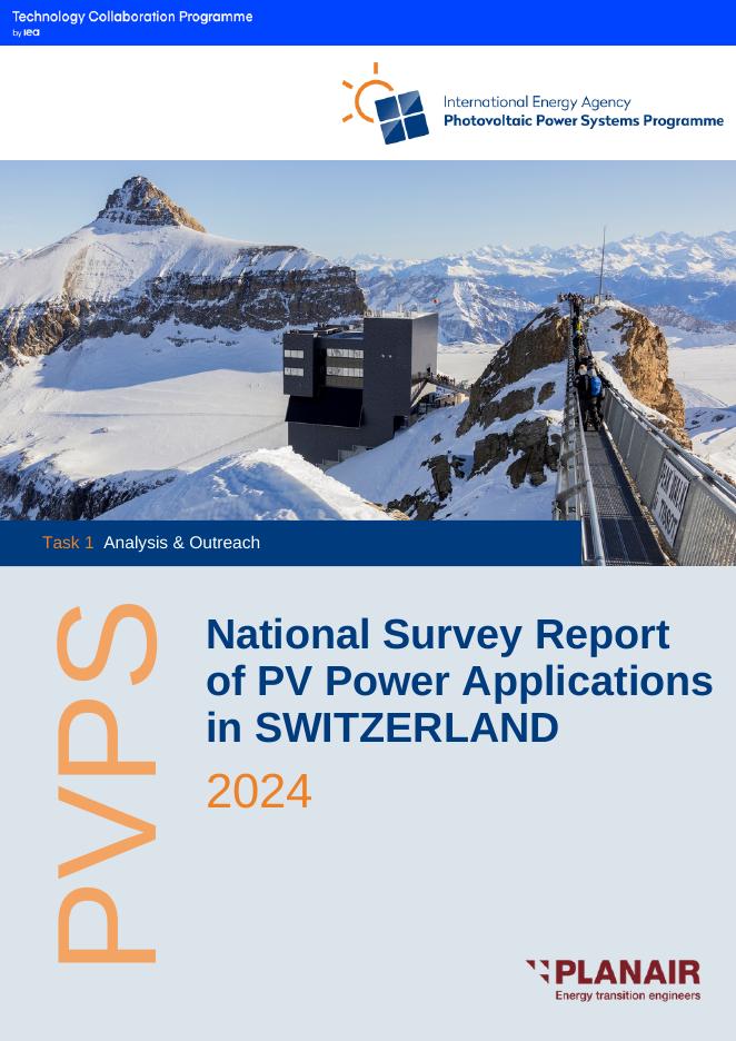 IEA PVPS：2024年瑞士光伏应用国家调查报告（英文版）海报