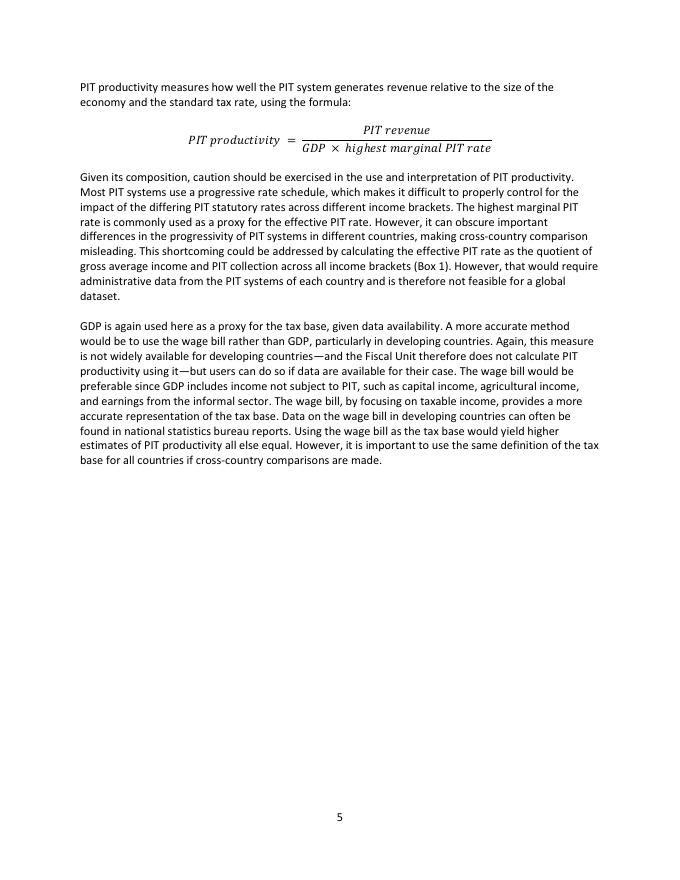 世界银行：PFR基础：税收生产率（英文版）_第8页