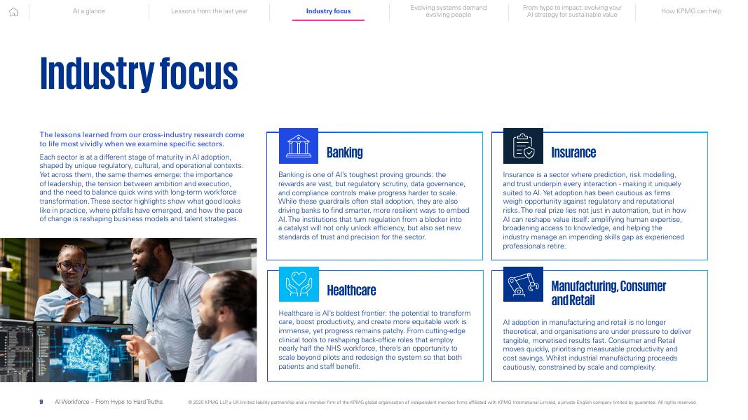 毕马威：2025年人工智能劳动力：从炒作到真相报告（英文版）_第9页