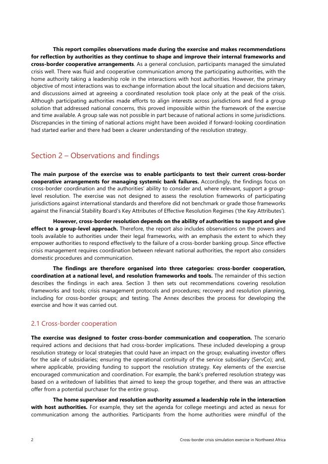 国际清算银行：西北非跨境危机模拟演习（英文版）_第6页