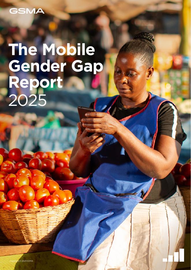 GSMA：2025年移动性别差距报告（英文版）海报