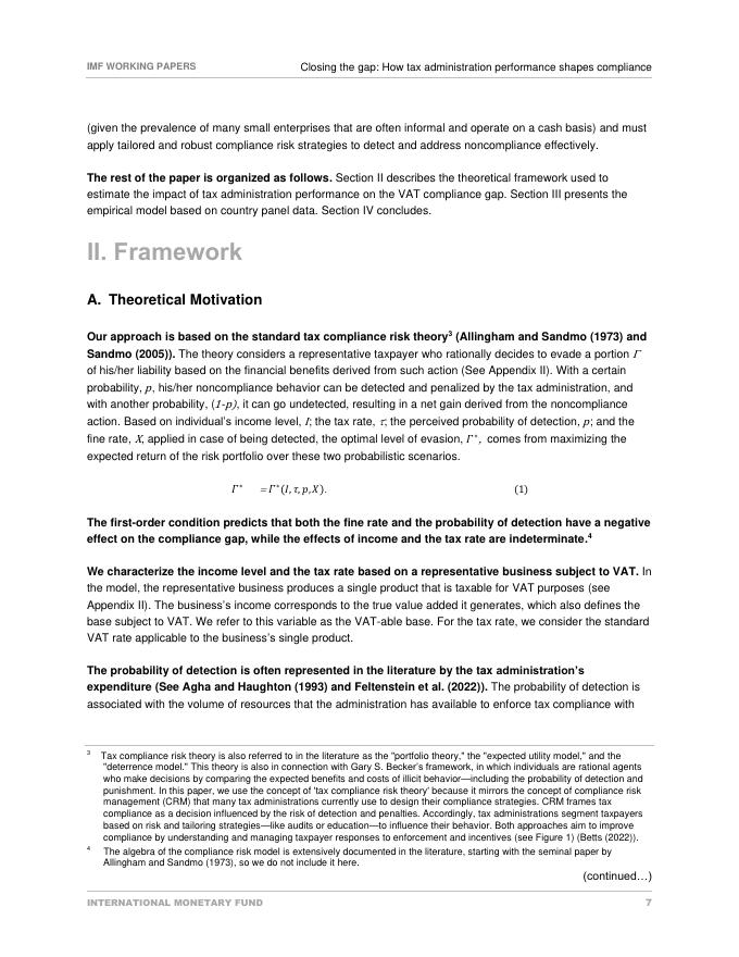 国际货币基金组织：缩小差距：税务管理绩效如何影响合规性（英文版）_第9页