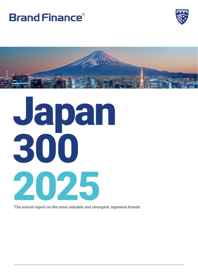 Brand finance：2025年日本品牌300强报告（英文版）海报