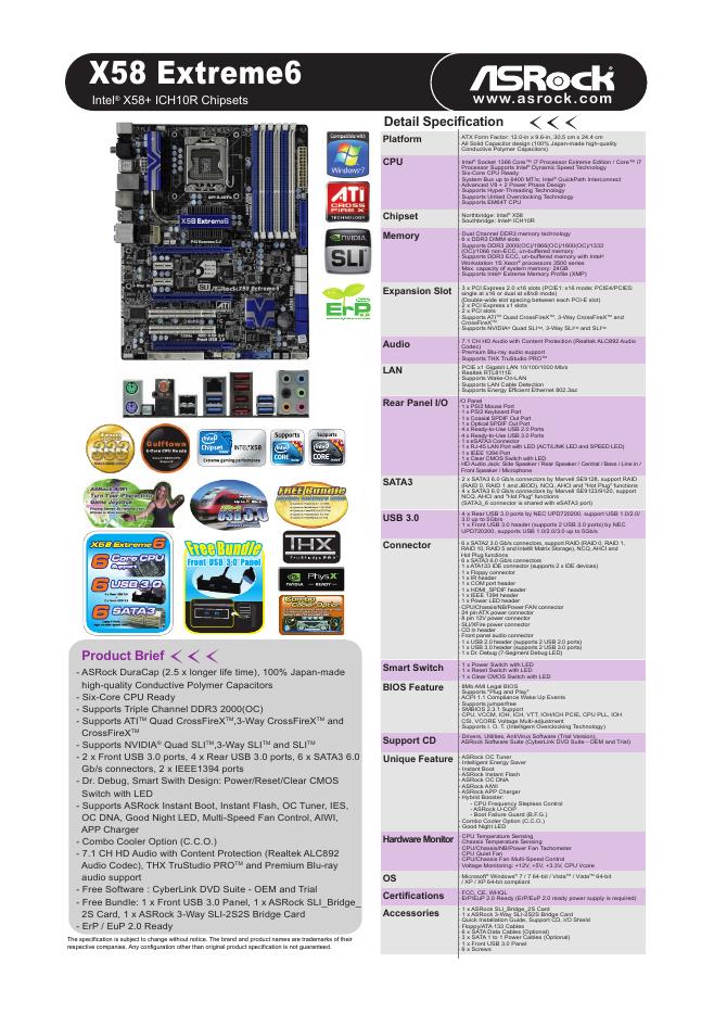 华擎 X58 Extreme6 使用手册
