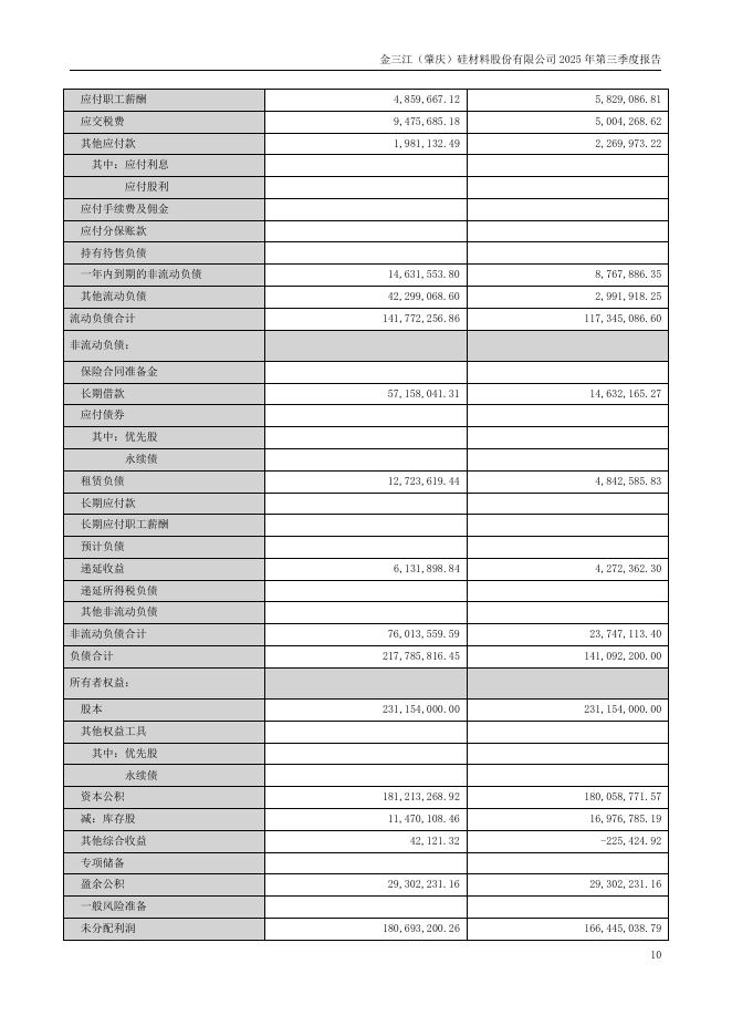 301059-金三江：2025年三季度报告_第10页