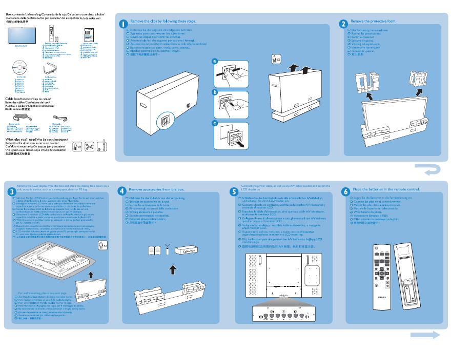 飞利浦 BDL4651VH 快速<em>入门</em>指南 海报