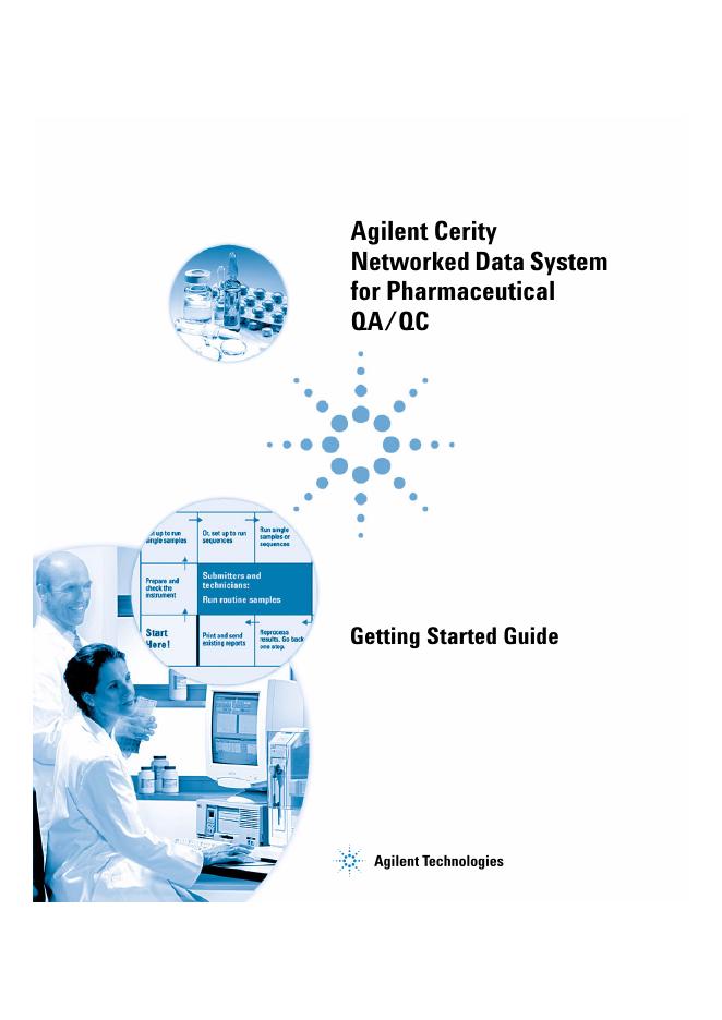 Agilent Cerity Networked Data System for Pharmaceutical QA/QC <em>入门</em>指南 海报