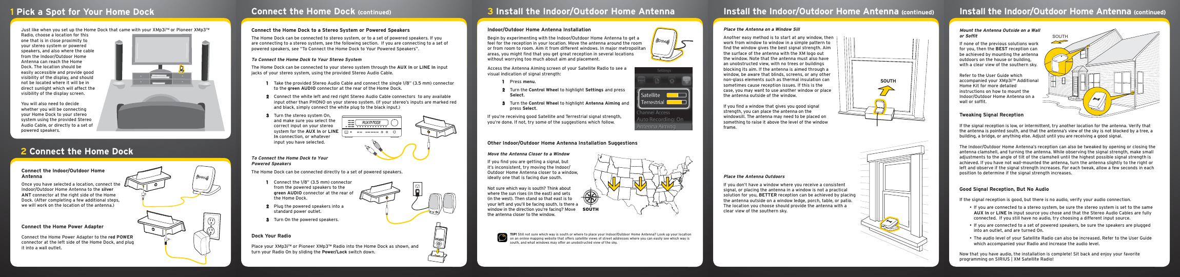 SIRIUS XMp3i ADDITIONAL HOME KIT 快速<em>入门</em>指南 海报