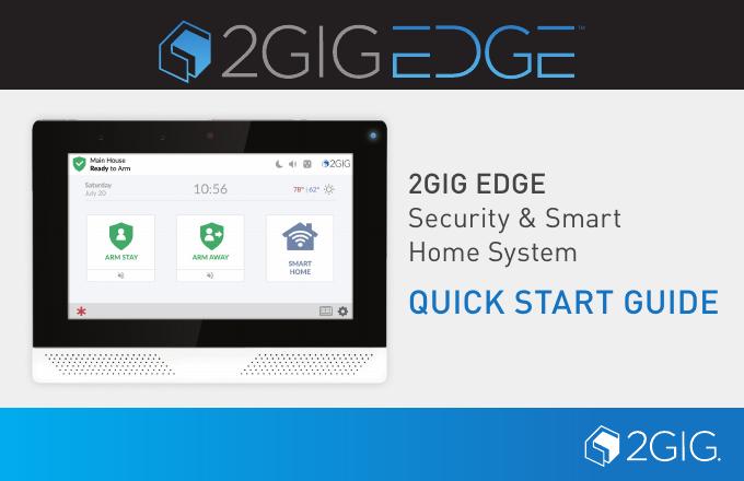 2GIG EDGE 快速<em>入门</em>指南 海报