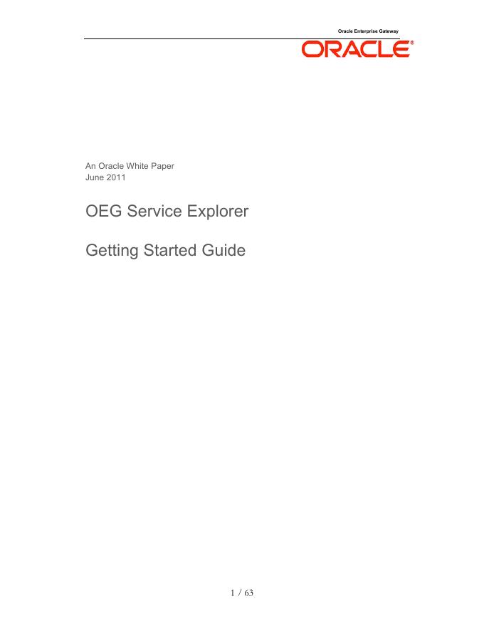 Oracle Enterprise Gateway <em>入门</em>指南 海报