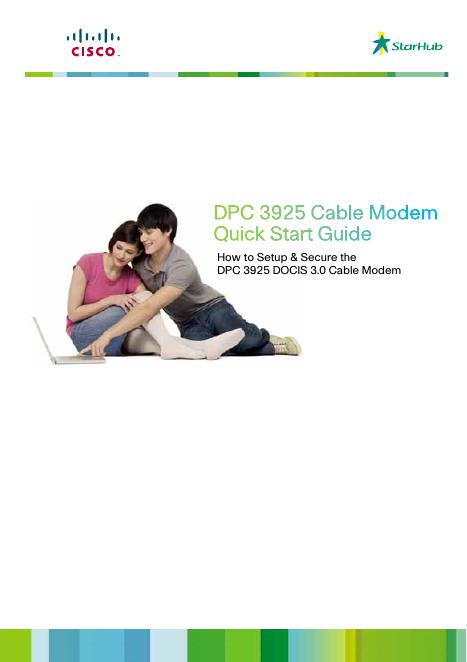 DPC 3925电缆调制解调器快速<em>入门</em>指南 海报