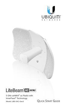 Ubiquiti LBE-5AC-Gen2无线电快速<em>入门</em>指南 海报