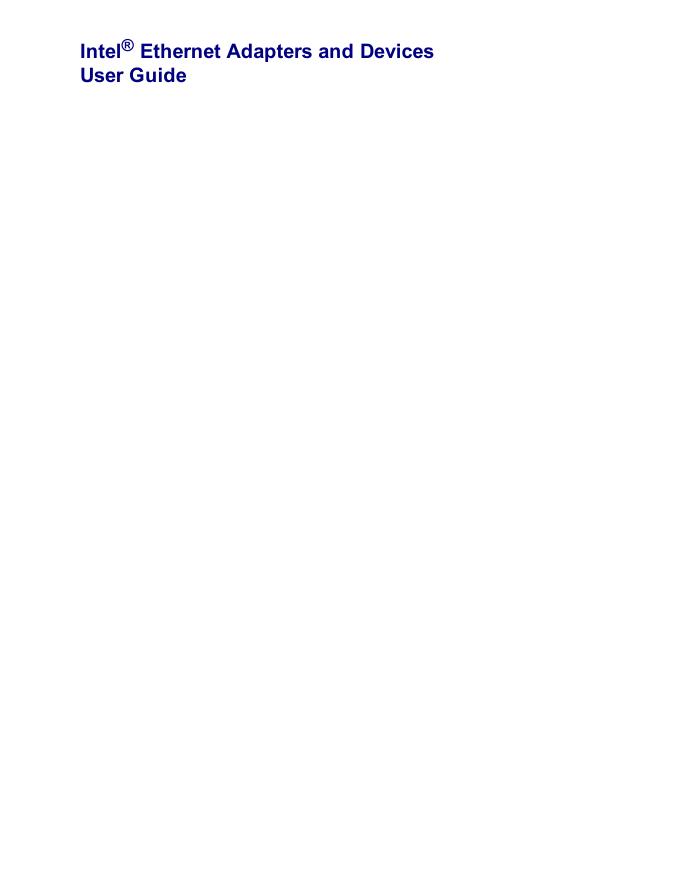 英特尔以太网适配器和设备用户指南