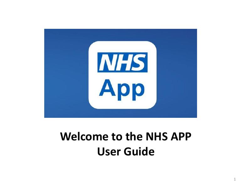 NHS应用程序用户指南