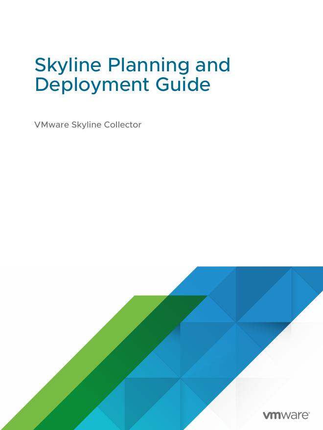 VMware Skyline 规划和部署指南