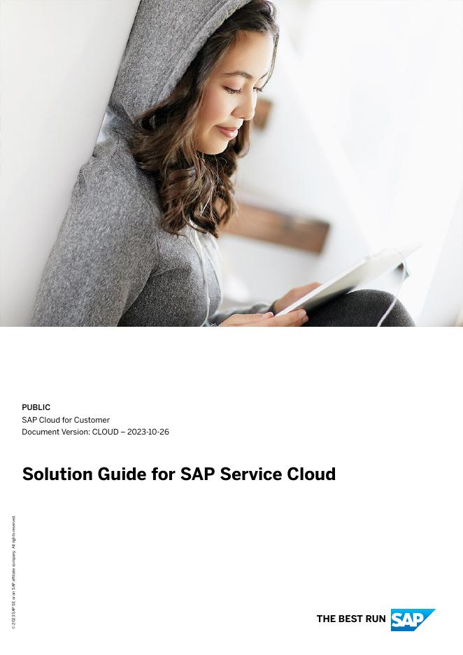 SAP Service Cloud解决方案指南