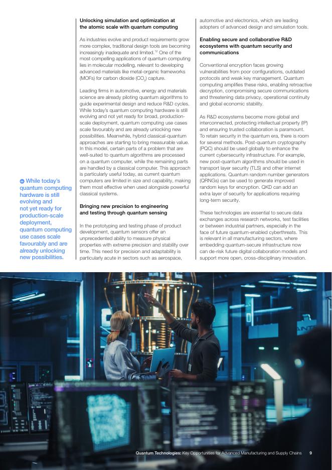 世界经济论坛：2025量子技术：先进制造和供应链的关键机遇白皮书（英文版）_第9页