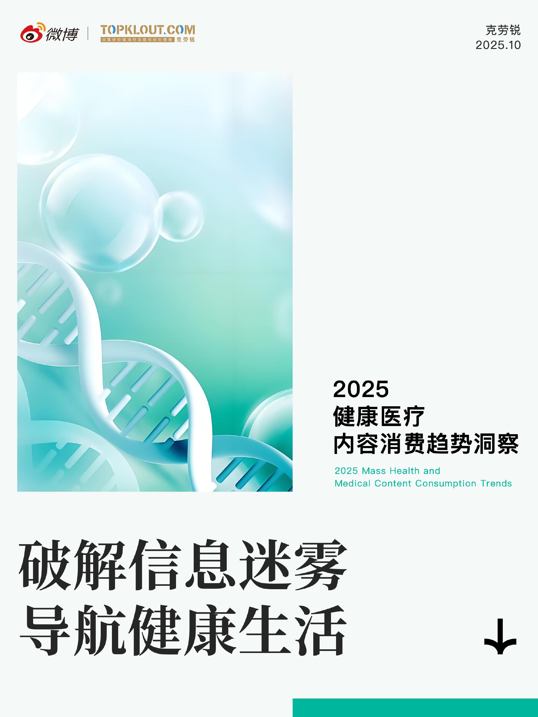 克劳锐：2025年健康医疗内容消费趋势洞察报告海报