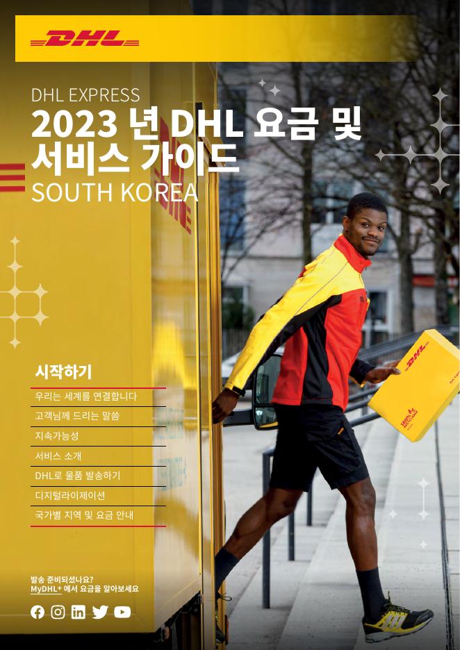 DHL<em>快递</em>2023年费率和服务指南 海报