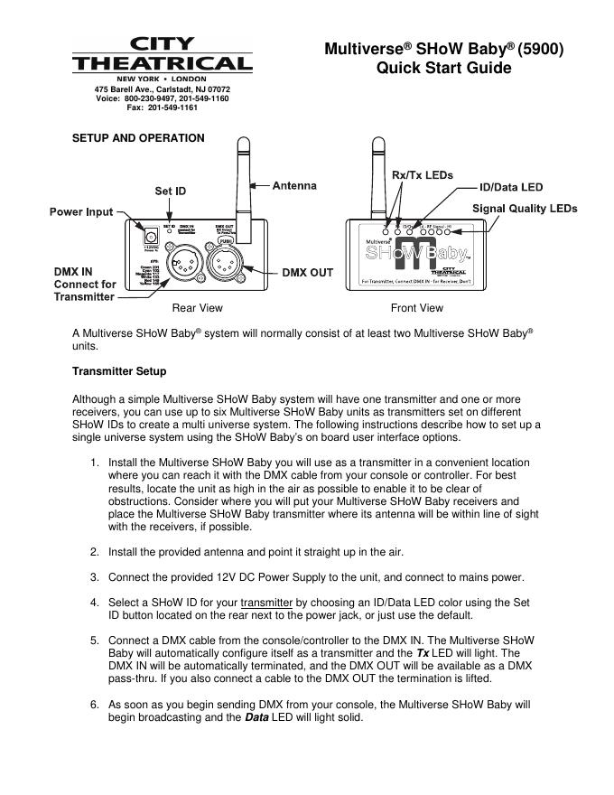 Multiverse SHoW Baby快速<em>入门</em>指南 海报