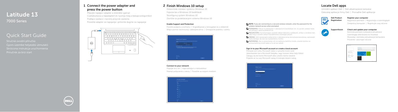 戴尔Latitude 13 7000系列快速<em>入门</em>指南 海报