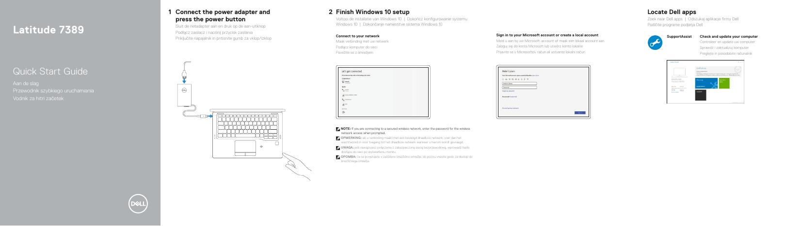 戴尔 Latitude 7389 笔记本电脑快速<em>入门</em>指南 海报