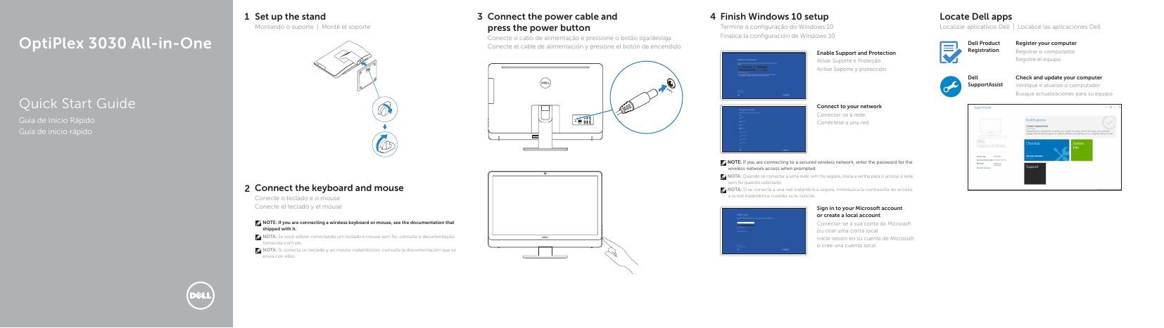 戴尔灵越 3030 一体机快速<em>入门</em>指南 海报