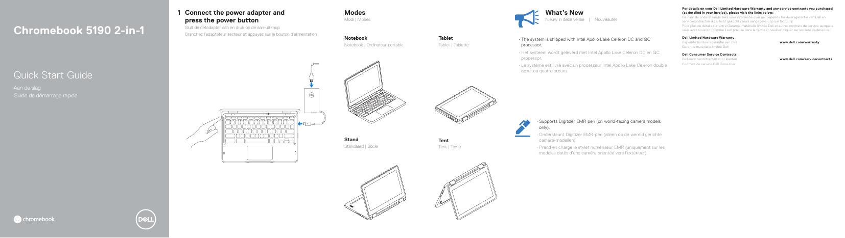 Chromebook 5190 2 合 1 快速<em>入门</em>指南 海报