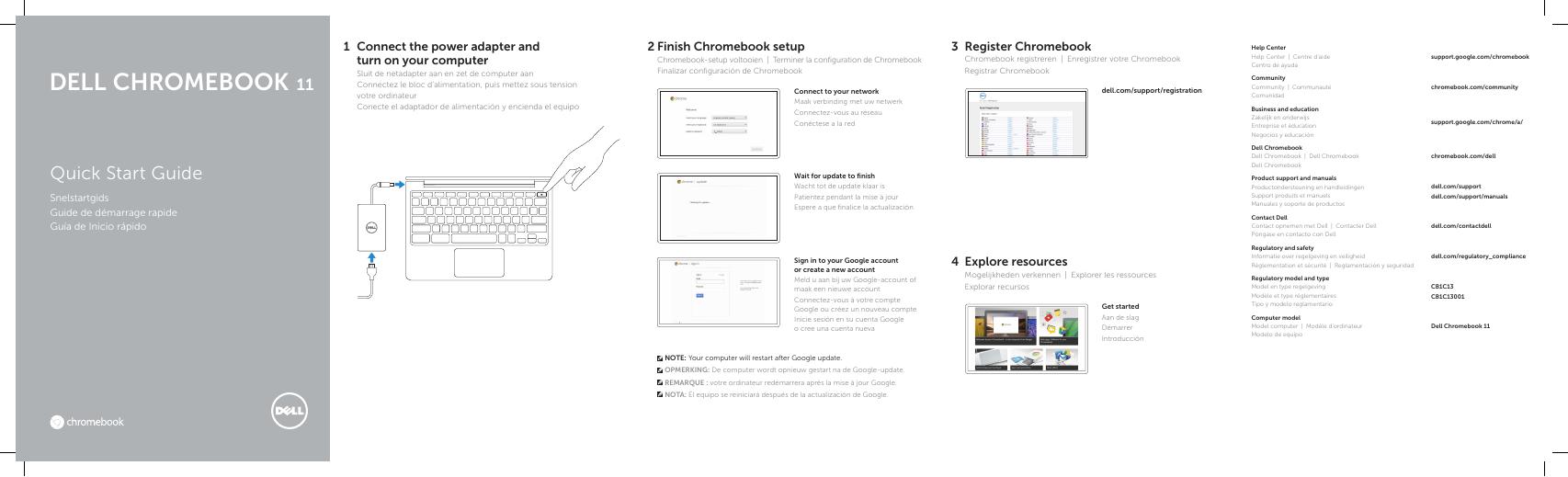 戴尔 Chromebook 11 快速<em>入门</em>指南 海报